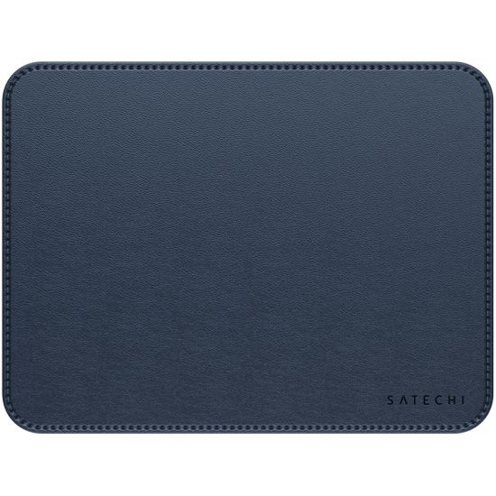 SATECHI Vegan-Leather Premium Mouse Pad (Blue)