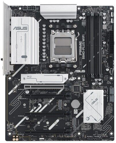 Материнская плата ASUS PRIME B840-PLUS WIFI AM5 4xDDR5 4xSATA 3xM.2 HDMI 2xDP mATX