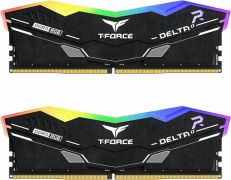 Комплект модулей памяти Team Group T-Force Delta RGB 64Gb (32x2) DDR5 6000MHz, CL38, 1.3V, FF7D564G6000HC38JDC01, RTL