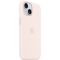 iPhone 15 Silicone Case with MagSafe - Light Pink,Model A3123