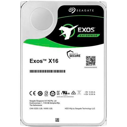 Жесткий диск  Exos X10 HDD 12Tb Seagate Enterprise Exos X16 512E ST12000NM001G  3.5" SATA 6Gb/s 256Mb 7200rpm