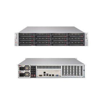 Supermicro server barebone SSG-6029P-E1CR16T, 2U, Dual Socket P (LGA 3647), 16 DIMM slots,  16 Hot-swap 3.5" SAS3/SATA3, 2x 10GBase-T LAN ports, 1600W RPSU