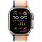 Apple Watch Ultra 2 GPS + Cellular, 49mm Titanium Case with Orange/Beige Trail Loop - M/L,Model A2986