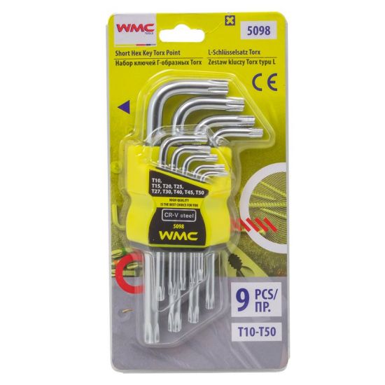 Набор ключей Г-образных Torx 9пр. WMC tools WMC-5098 52197