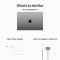 14-inch MacBook Pro: Apple M3 chip with 8‑core CPU and 10‑core GPU, 512GB SSD - Space Grey,Model A2918