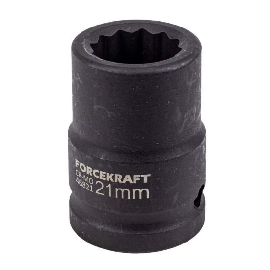 Головка ударная 21мм 3/4" 12гр. Forcekraft FK-46821 56354