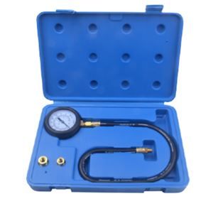 Тестер давления масла в наборе с резьбовыми адаптерами 3 предмета, (0-7bar), в кейсе ROCKFORCE RF-912G03(RF-903G1) 15250