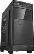 Корпус ПК с БП SMART SX-C5838 <microATX, 360*175*365mm, 0.4mm, 2xUSB, MAX450W 8mm, BLACK>