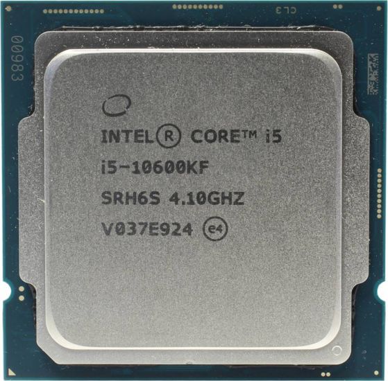 CPU Intel Core i5-10600KF 4,1GHz (4,8GHz) 12Mb 6/12 Core Comet Lake 95W FCLGA1200 Tray (CM8070104282136)