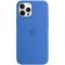 iPhone 12 Pro Max Silicone Case with MagSafe - Capri Blue, Model A2498