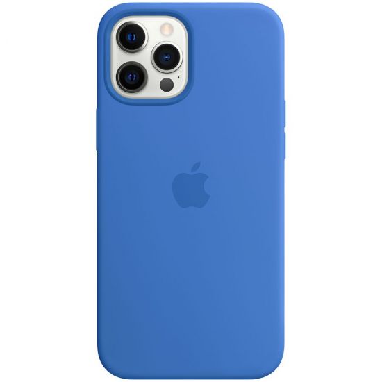 iPhone 12 Pro Max Silicone Case with MagSafe - Capri Blue, Model A2498