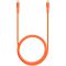 Кабель ttec USB-C — USB-C 120 см 60W PD/QC Neon Cable (2DK59NT) оранжевый