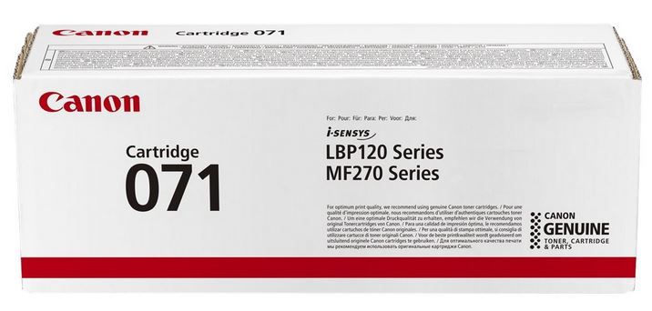 Картридж лазерный LBP CARTRIDGE 071 черный для Canon MF272dw/275dw/LBP122dw (1200 стр.)
