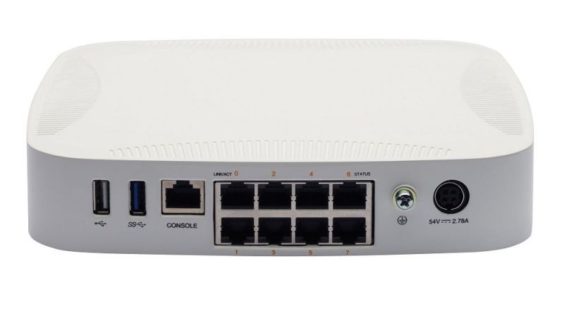 Контроллер HP Enterprise Aruba 7008 (RW) 8p 100W PoE+ 10/100/1000BASE-T 16 AP and 1K Client Controlle + 9 x LIC-AP (JX927A+JW472AAE)