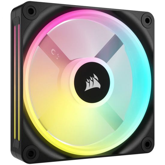 Corsair QX RGB Series, iCUE LINK QX120 RGB, 120mm Magnetic Dome RGB Fan, Single Fan