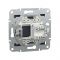 Розетка компьютерная SE EPH4300171 Asfora RJ45 кат. 5е механизм антрацит