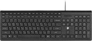 Клавиатура 2E KM1020 Slim USB Black