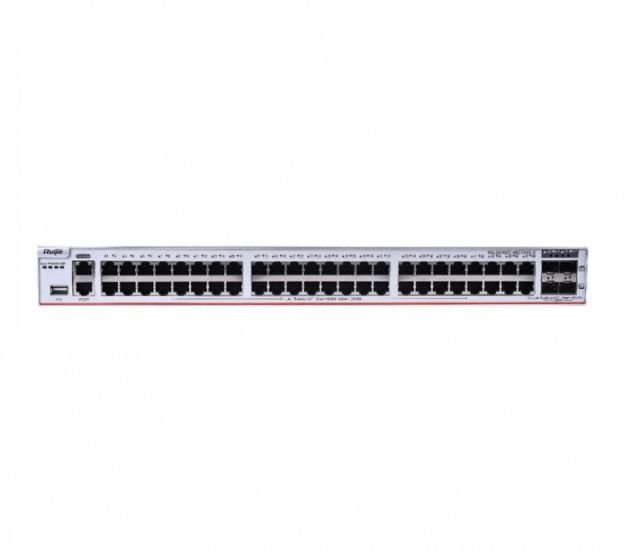 Коммутатор Ruijie RG-S5760C-48GT4XS-X L3 Managed (48 x 10/100/1000BASE-T, 4 x 1G/10G SFP+, 2 EMPTY power module slots)