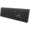 Wireless keyboard with Silent switches ,105 keys,black,Size 442*142*17.5mm,460g,RU layout