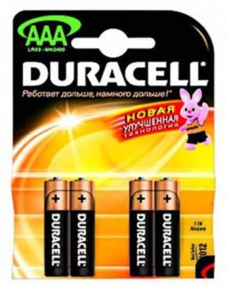 Батарейка Duracell Battery Basic AAAx4 (052543) (116085)