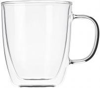 Набор чашек с ручками Ardesto с двойными стенками AR2640GH