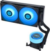 Водяное охлаждение для CPU Lian Li GALAHAD II LITE 240 RGB BLACK Socket:1151/1200/1700/AM4/AM5, 4pin, Тихий Silent Fan 2x120см, G89.GA2L24RB.00