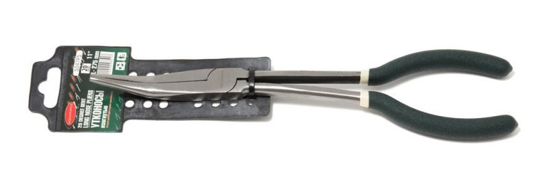 Утконосы изогнутые с удлиненными рукоятками 20° CR-V 11"-275мм , на пластиковом держателе ROCKFORCE RF-5047P5 26331