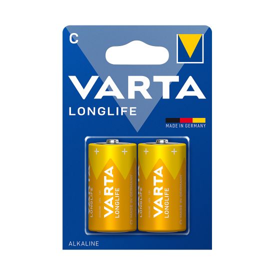 Батарейка VARTA Longlife Baby 1.5V - LR14/ C (2 шт) (4114) <4114-2>