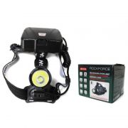 Фонарь светодиодный аккумуляторный налобный (10W LED,1500Lm,,2000mAh,зарядка12V,время раб.4ч,время заряд.6ч,защита гнезда зарядки) Rock FORCE RF-01156 47803