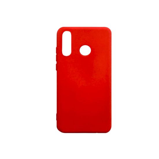 Силиконовый чехол Soft Touch с микрофиброй для Huawei P 30 Lite/ Honor 20s красный