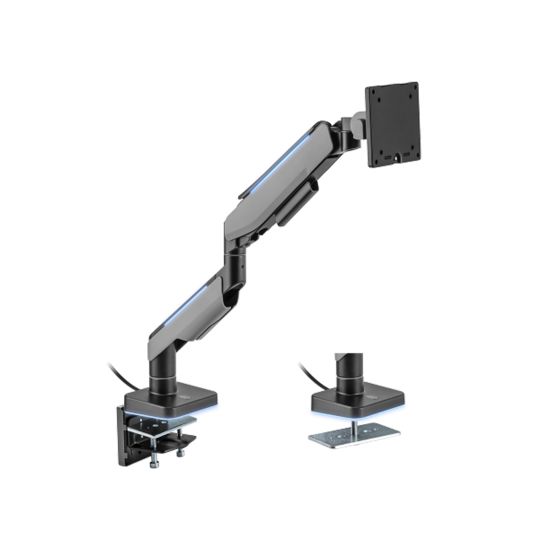 Настольный кронштейн с газлифтом XG MGG-1749 grey для 1 монитора (17"-49") Серый