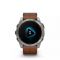 Часы с навигатором Garmin fenix 8 51mm,AMOLED, сапфир, светлые, кожа 010-02905-40