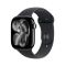 Apple Watch Series 11 GPS 46mm Jet Black Aluminium Case with Black Sport Band - M/L,Model A3333
