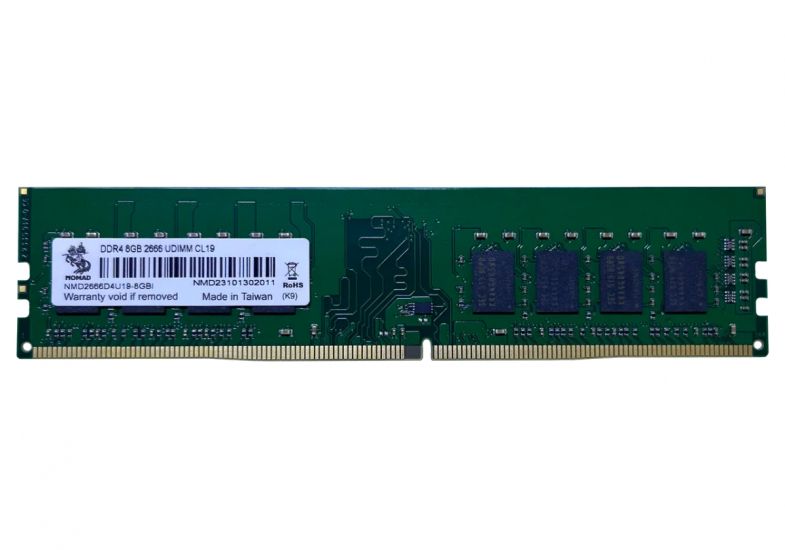 Оперативная память  8GB DDR4 2666MHz NOMAD PC4-21300 CL19 (only INTEL) NMD2666D4U19-8GBI Bulk Pack