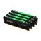 Комплект модулей памяти Kingston FURY Beast Black RGB KF436C17BBAK4/32 DDR4 32GB (Kit 4x8GB) 3600MHz