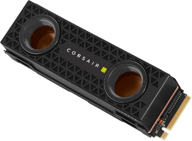 Твердотельный накопитель 2000GB SSD Corsair MP600 M.2 2280 PCIe Gen4x4 with NVMe R4950Mb/s W4250MB/s CSSD-F2000GBMP600