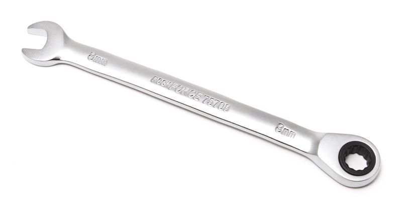 Ключ комбинированный трещоточный с шарниром 22мм ROCKFORCE RF-75722F 11427