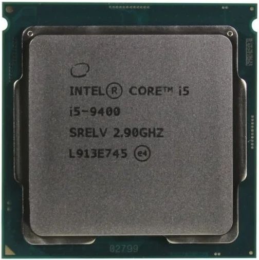 CPU Intel Core i5 9400 BOX 2,9GHz (4,1GHz) 9Mb 6/6 Core Coffe Lake 65W FCLGA1151