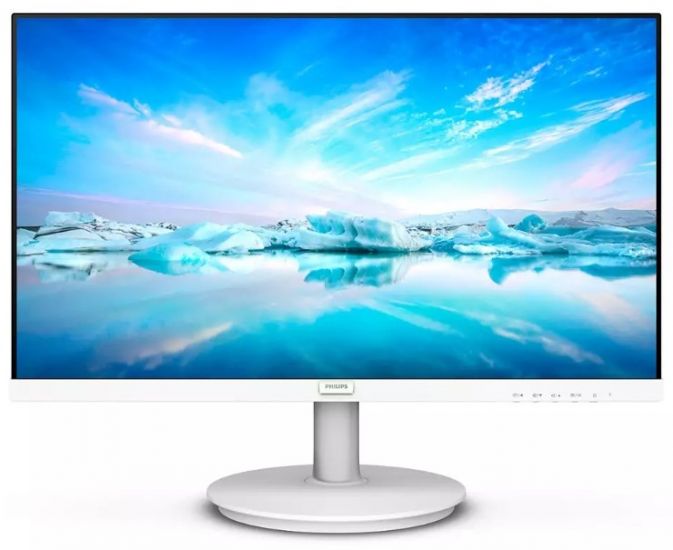 Монитор 27" PHILIPS 271V8AW/01/00 IPS, 1920x1080, 75Hz, 4мс, 250кд/м, Угол Обзора 178/178, 1000:1, SRGB, Mega Infinity DCR, VESA 100x100, HDMI VGA, Колонки 2x2W, Наклон -5/20  градусов, Белый