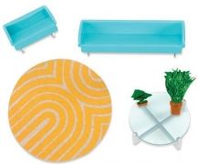 НАБОР ДЛЯ КУКОЛ ПЛАСТИКОВЫЙ LORI МЕБЕЛЬ ДЛЯ ГОСТИНОЙ LO37031Z