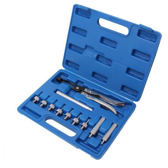 Набор для обслуживания ДВС 11 предметов, (направляющие: 5, 5.5, 6, 6.5, 7, 8мм, 3/8"), в кейсе ROCKFORCE RF-911G2 15258