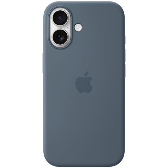 iPhone 17 Silicone Case with MagSafe - Anchor Blue,Model A3558