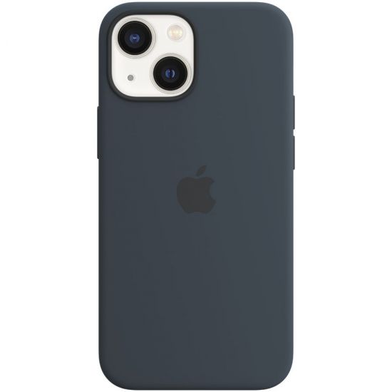 iPhone 13 mini Silicone Case with MagSafe - Abyss Blue, Model A2705