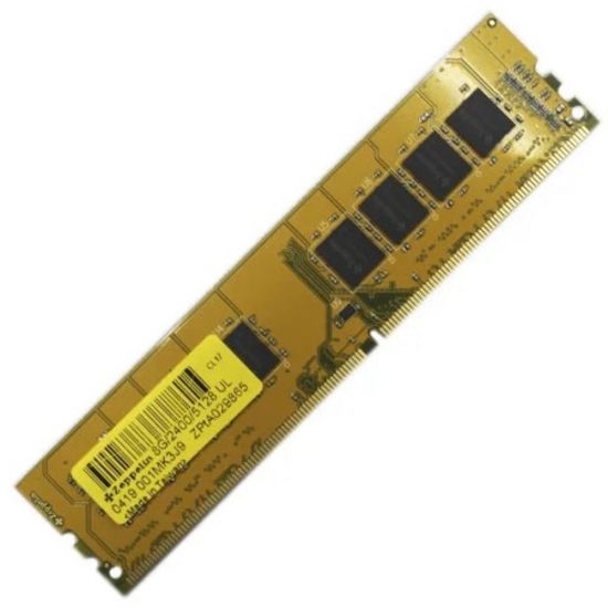 Оперативная память DDR4 PC-19200 (2400 MHz)  8Gb Zeppelin  <512x8, Gold PCB>