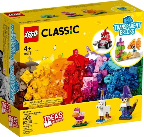 Конструктор LEGO Classic Прозрачные кубики