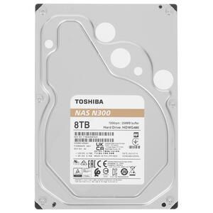 Жёсткий диск HDD 8Tb SATA 6Gb/s Toshiba N300 HDWG480UZSVA 3.5" 7200rpm 256Mb