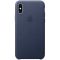 iPhone XS Leather Case - Midnight Blue, Model