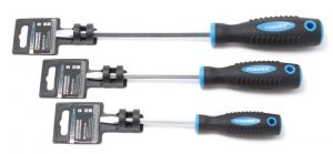 Отвертка шлицевая магнитная "Profi" S2 SL5.5х100мм, в пластиковом держателе Forsage F-70155100 27168