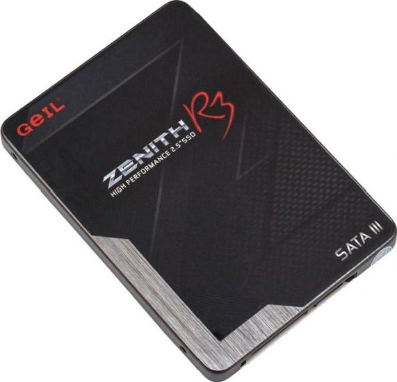 Твердотельный накопитель 256GB SSD GEIL GZ25R3-256G ZENITH R3 Series 2,5” SSD SATAIII Чтение 550MB/s, Запись 490MB/s MTBF 2 млн, часов Retail Box