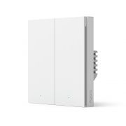 Настенный выключатель двухклавишный Aqara Smart Wall Switch H1 (With Neutral, Double Rocker)